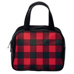 Canadian Lumberjack red and black plaid Canada Classic Handbag (One Side) Front