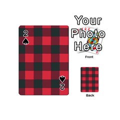 Canadian Lumberjack Red And Black Plaid Canada Playing Cards 54 Designs (mini) by snek