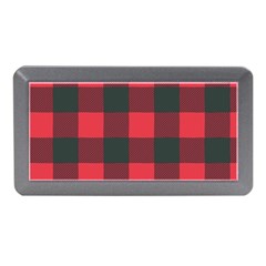 Canadian Lumberjack Red And Black Plaid Canada Memory Card Reader (mini) by snek