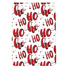 Christmas Watercolor Hohoho Red Handdrawn Holiday Organic And Naive Pattern Removable Flap Cover (s) by genx