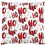 Christmas Watercolor hohoho red handdrawn holiday organic and naive pattern Standard Flano Cushion Case (One Side) Front