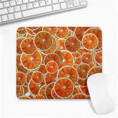 Oranges Background Texture Pattern Large Mousepads by HermanTelo