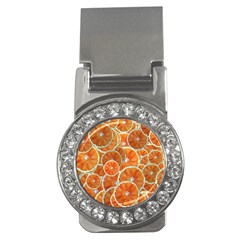 Oranges Background Texture Pattern Money Clips (cz)  by HermanTelo