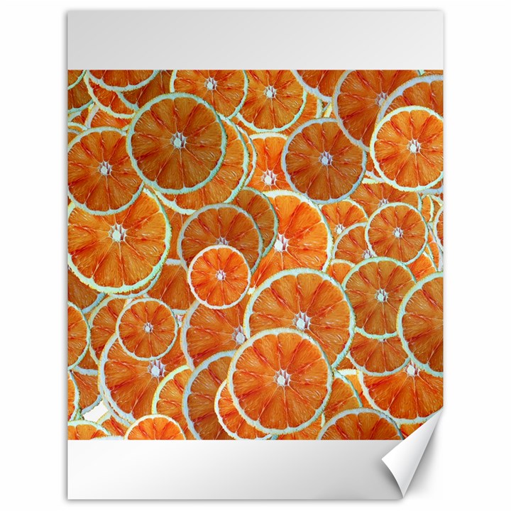 Oranges Background Texture Pattern Canvas 12  x 16 