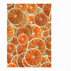 Oranges Background Texture Pattern Small Garden Flag (two Sides)