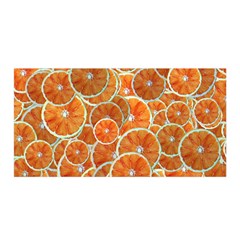 Oranges Background Texture Pattern Satin Wrap