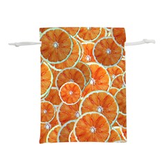 Oranges Background Texture Pattern Lightweight Drawstring Pouch (s)