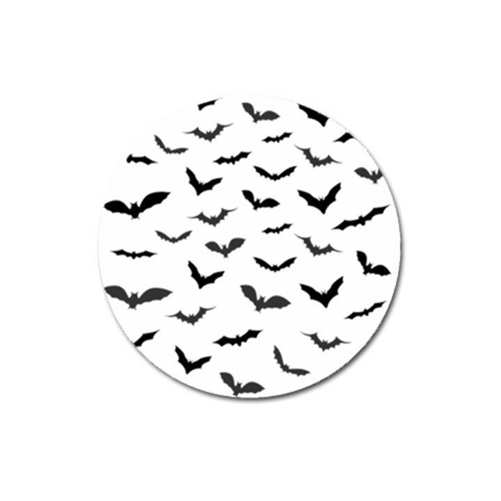 Bats Pattern Magnet 3  (Round)