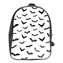 Bats Pattern School Bag (xl) by Sobalvarro