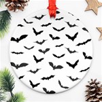 Bats Pattern Ornament (Round) Front