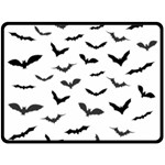 Bats Pattern Fleece Blanket (Large)  80 x60  Blanket Front