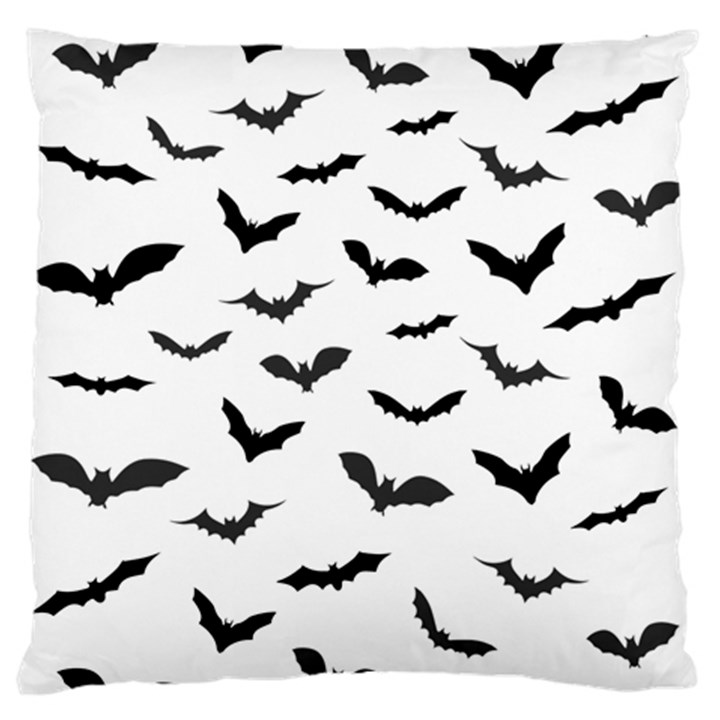 Bats Pattern Large Flano Cushion Case (One Side)