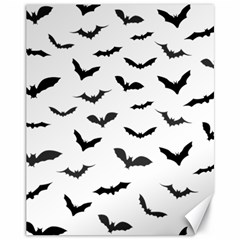 Bats Pattern Canvas 11  X 14  by Sobalvarro