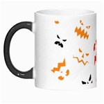 Pumpkin Faces Pattern Morph Mugs Left