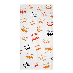 Pumpkin Faces Pattern Shower Curtain 36  X 72  (stall) 