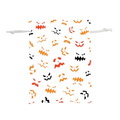 Pumpkin Faces Pattern Lightweight Drawstring Pouch (m)