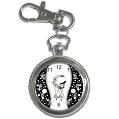 Wonderful Moon With Black Wolf Key Chain Watches by FantasyWorld7