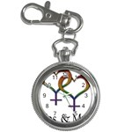 Mrs. and Mrs. Key Chain Watches Front