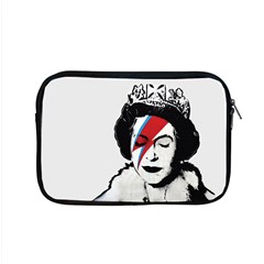 Banksy Graffiti Uk England God Save The Queen Elisabeth With David Bowie Rockband Face Makeup Ziggy Stardust Apple Macbook Pro 15  Zipper Case by snek