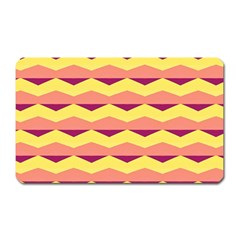 Background Colorful Chevron Magnet (rectangular) by HermanTelo