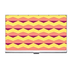 Background Colorful Chevron Business Card Holder by HermanTelo