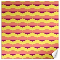 Background Colorful Chevron Canvas 16  X 16  by HermanTelo