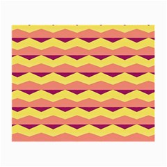 Background Colorful Chevron Small Glasses Cloth (2 Sides)