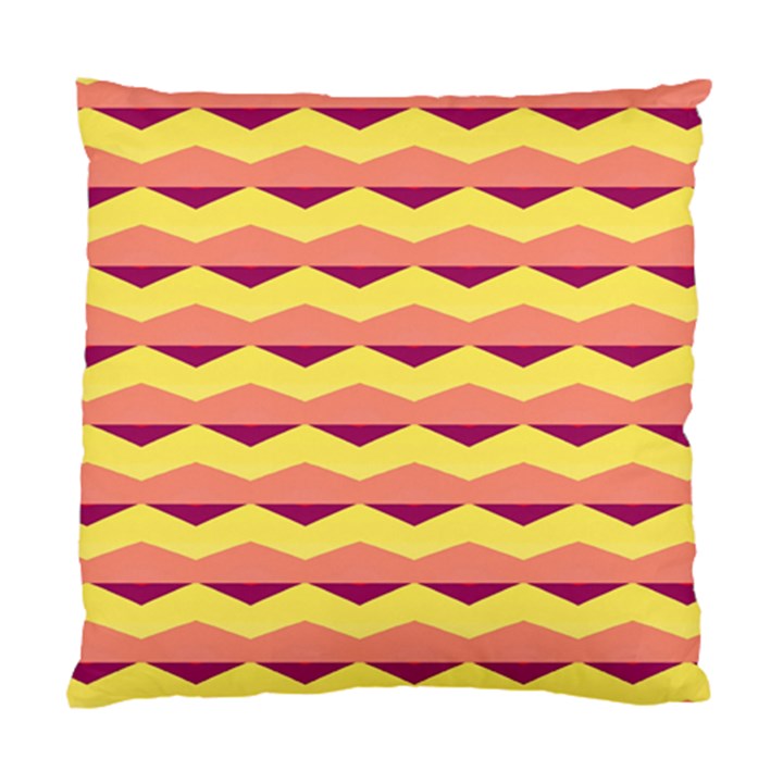 Background Colorful Chevron Standard Cushion Case (One Side)