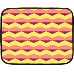 Background Colorful Chevron Fleece Blanket (mini)