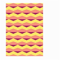 Background Colorful Chevron Large Garden Flag (two Sides) by HermanTelo