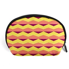 Background Colorful Chevron Accessory Pouch (large)