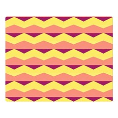 Background Colorful Chevron Double Sided Flano Blanket (large)  by HermanTelo