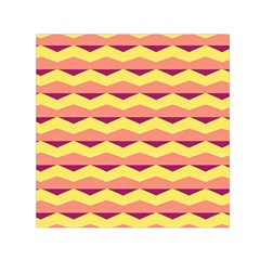 Background Colorful Chevron Small Satin Scarf (square)