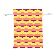 Background Colorful Chevron Lightweight Drawstring Pouch (s)