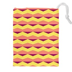 Background Colorful Chevron Drawstring Pouch (5xl)