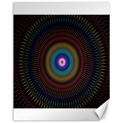 Artskop Kaleidoscope Pattern Canvas 11  X 14  by Sapixe