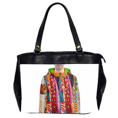 African Fabrics Fabrics Of Africa Front Fabrics Of Africa Back Oversize Office Handbag (2 Sides) by dlmcguirt