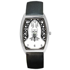 Cute Little Mandala Owl Barrel Style Metal Watch