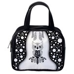 Cute Little Mandala Owl Classic Handbag (One Side) Front