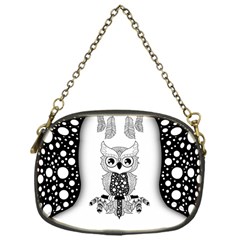 Cute Little Mandala Owl Chain Purse (one Side) by FantasyWorld7