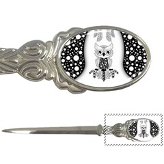 Cute Little Mandala Owl Letter Opener