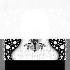 Cute Little Mandala Owl Rectangular Jigsaw Puzzl