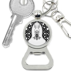 Cute Little Mandala Owl Bottle Opener Key Chain by FantasyWorld7