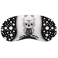 Cute Little Mandala Owl Sleeping Mask