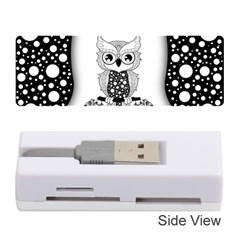 Cute Little Mandala Owl Memory Card Reader (Stick)