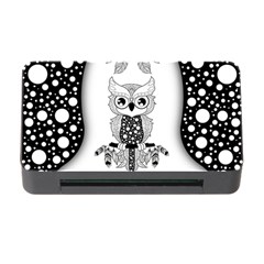 Cute Little Mandala Owl Memory Card Reader with CF