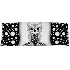 Cute Little Mandala Owl Body Pillow Case (Dakimakura)