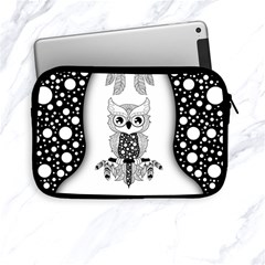 Cute Little Mandala Owl Apple Ipad Mini Zipper Cases by FantasyWorld7