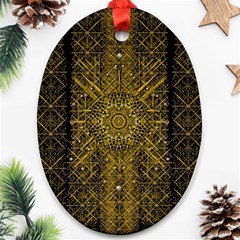 Stars For A Cool Medieval Golden Star Ornament (oval) by pepitasart