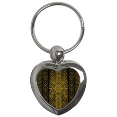 Stars For A Cool Medieval Golden Star Key Chain (heart) by pepitasart